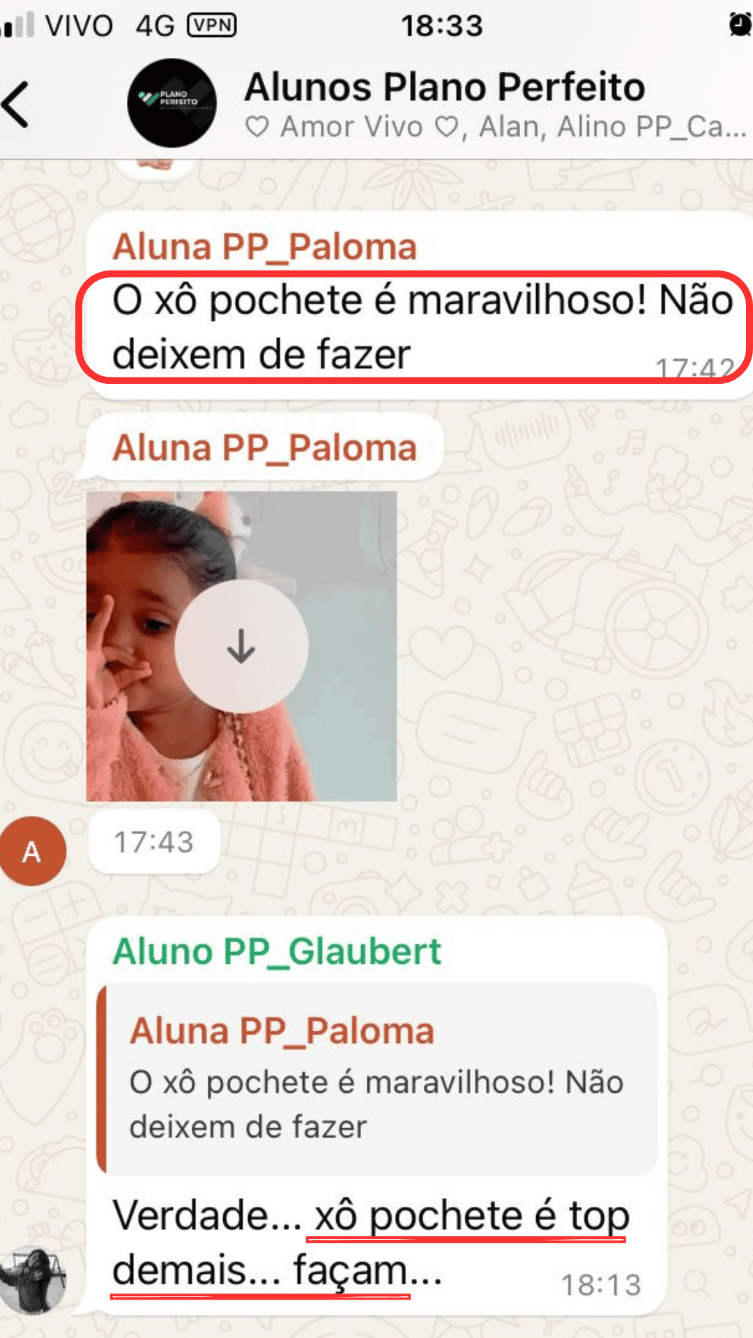 Recomendado pelos alunos do Plano Perfeito
