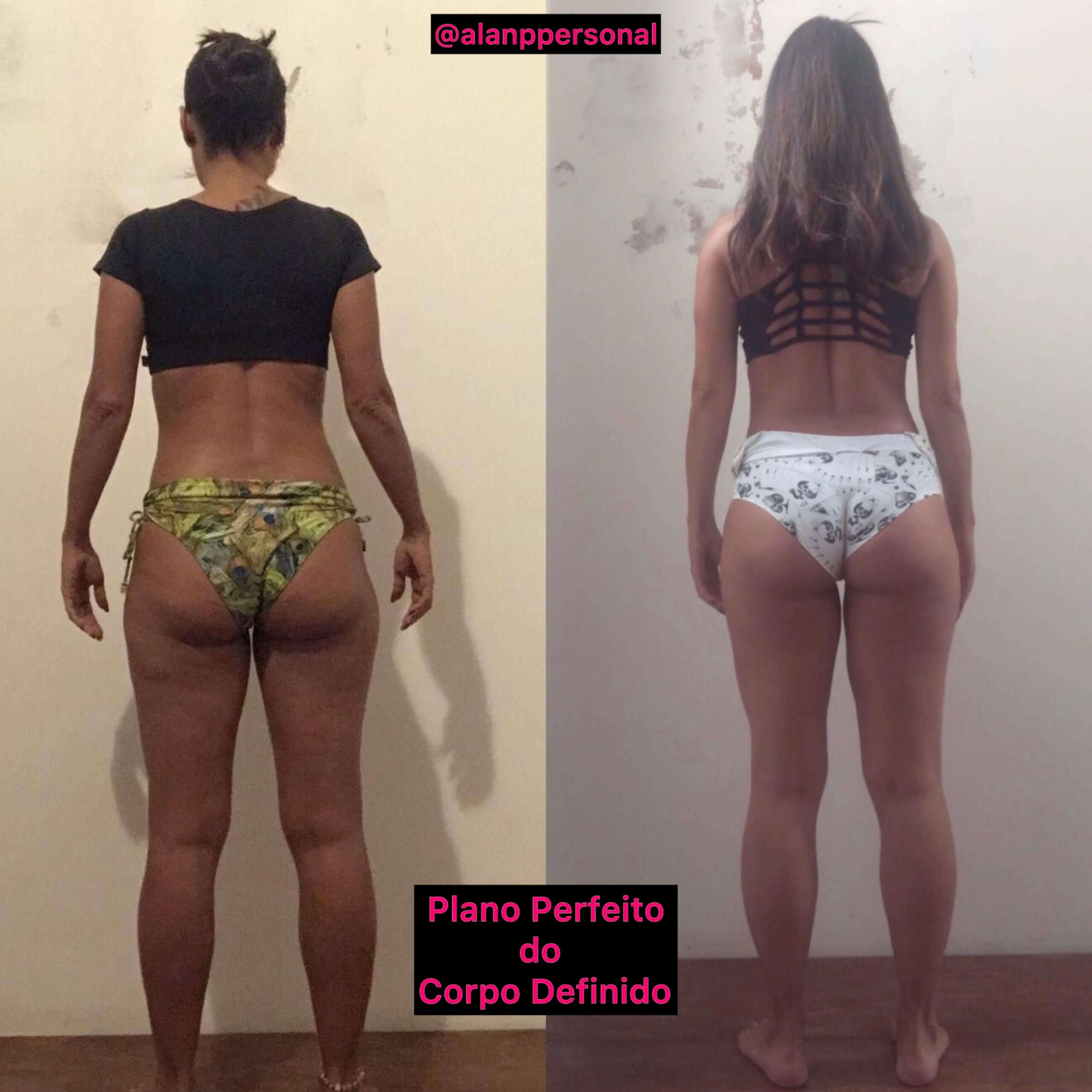Flávia de costas